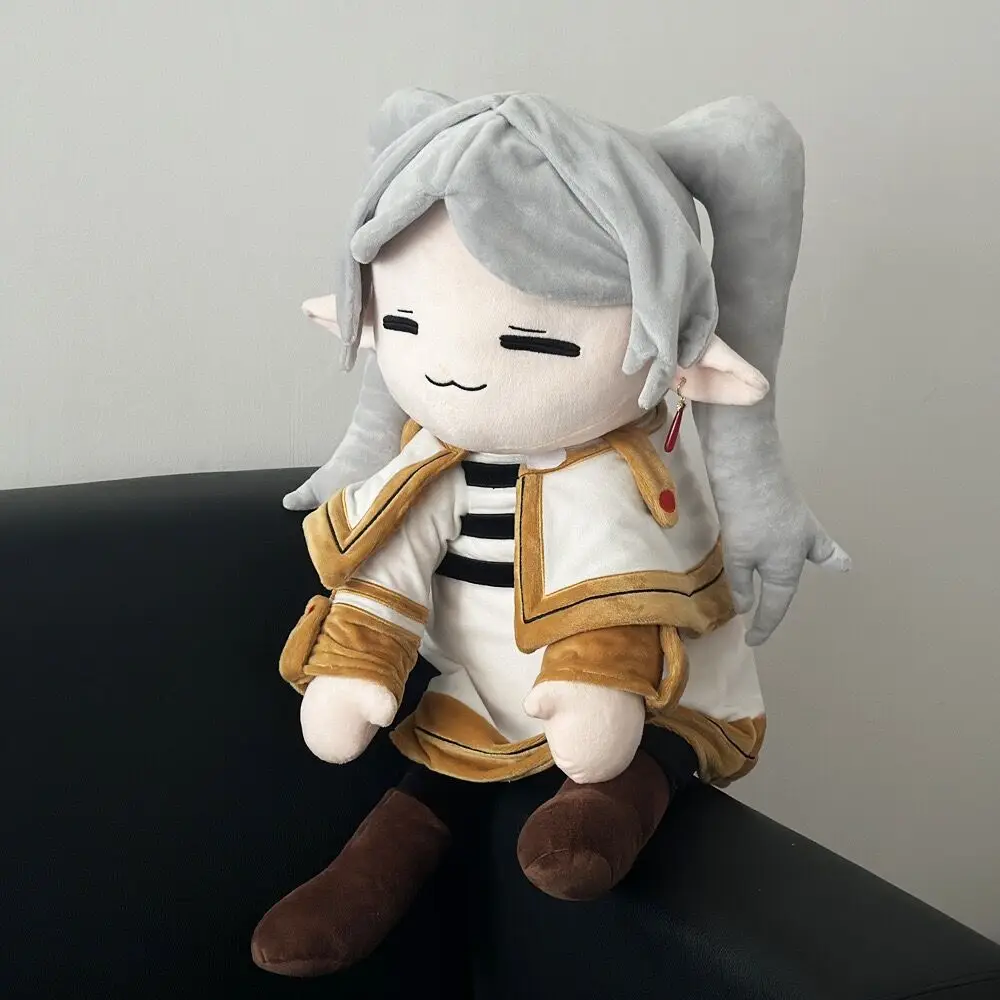 75 سنتيمتر Frieren أفخم في جنازة قزم Frieren أفخم القطن محشوة دمية Kawaii أرقام أنيمي الطرفية ديكور المنزل الحرف