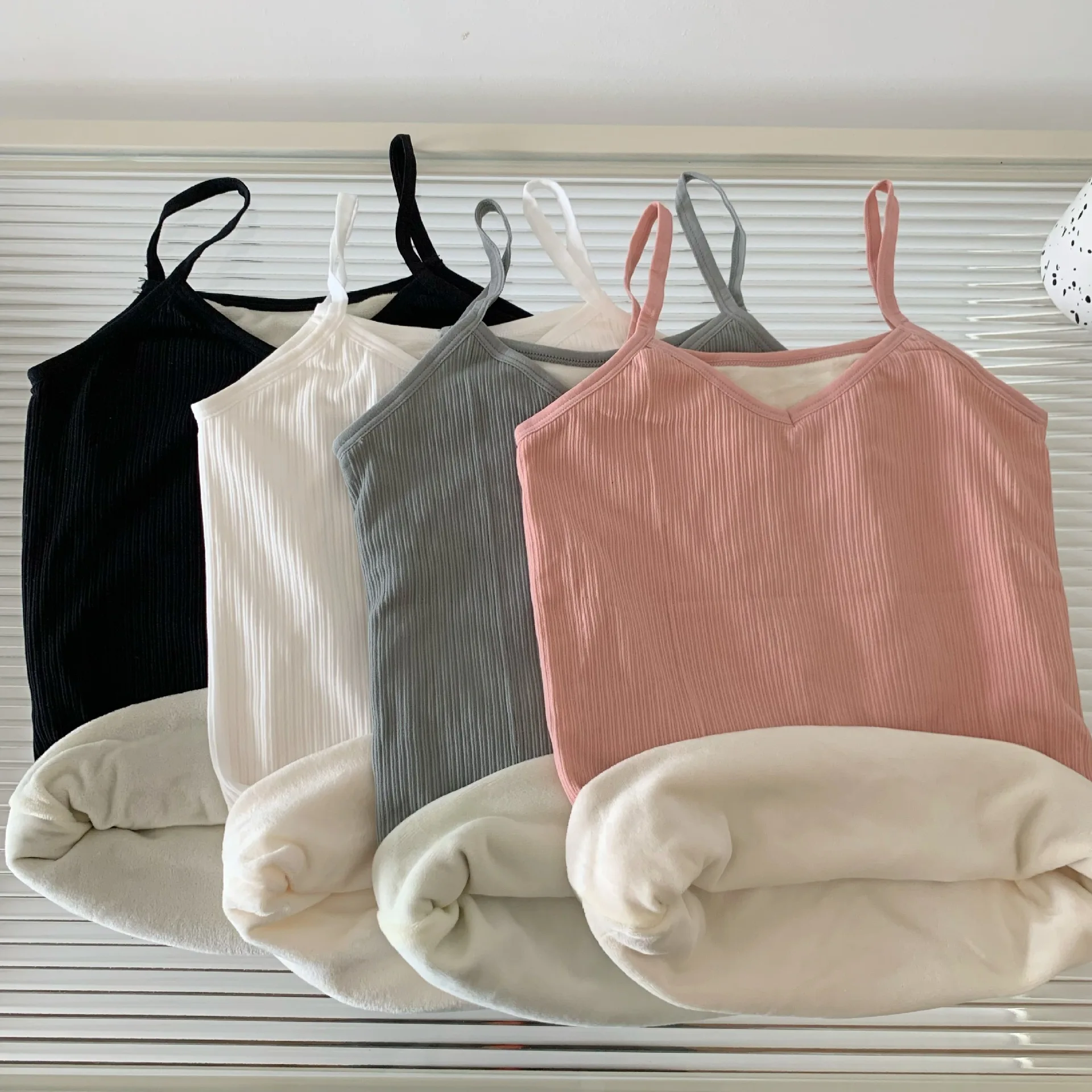 Women Slim Fleece Vest Women V - đánh giá và giá Sleeveless Undershirt