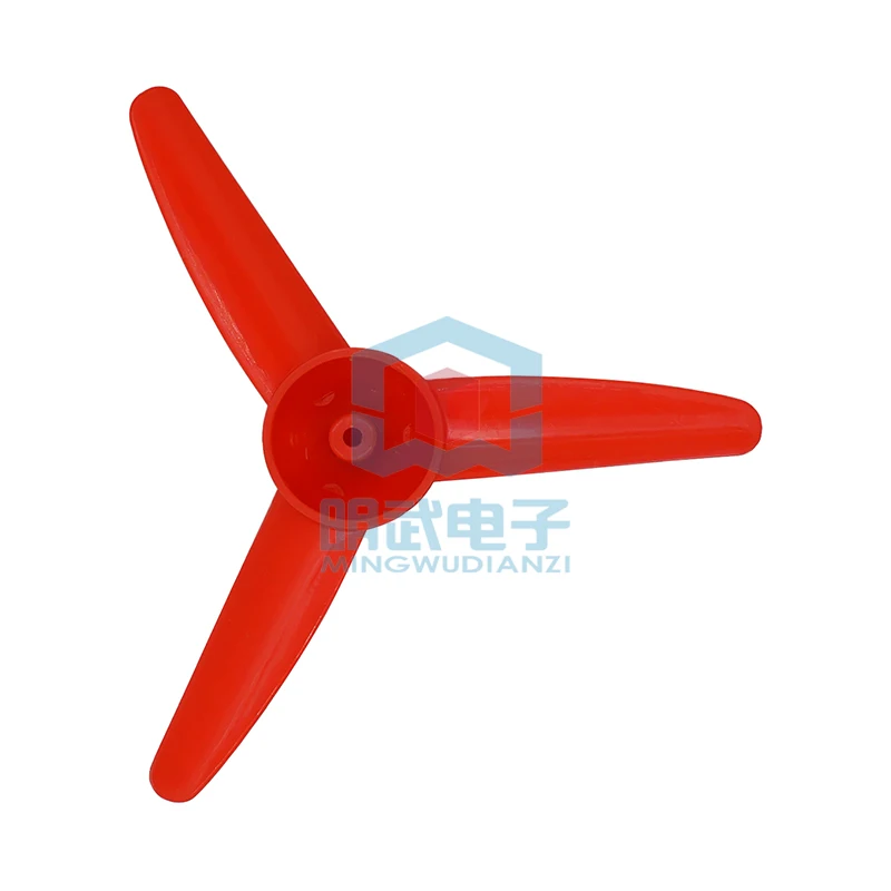 Color Three Leaf Propeller 80mm Model Production Technology Material Air Power Car Accessories 2mm Hole