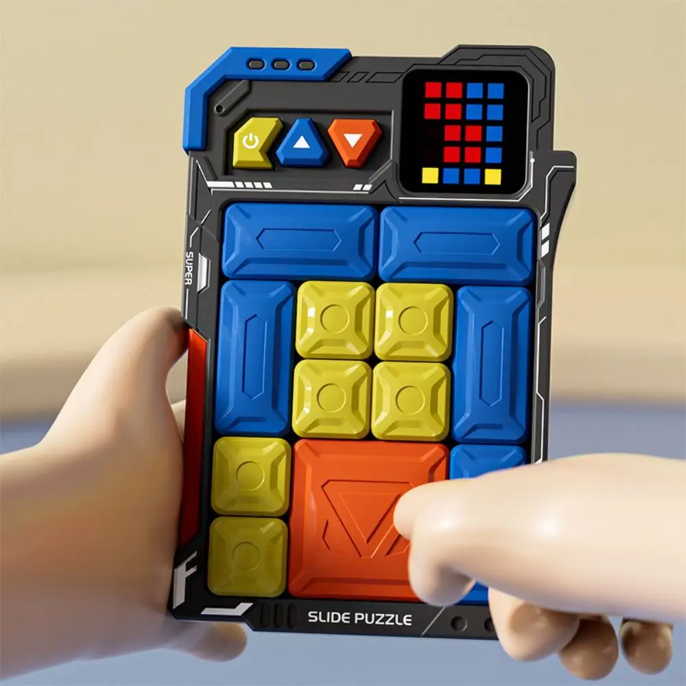 

Plastic Smart Super Slide Puzzle Games Handheld Games Interactive Problems Intellectual Clearance Toys Challenges 520 Level