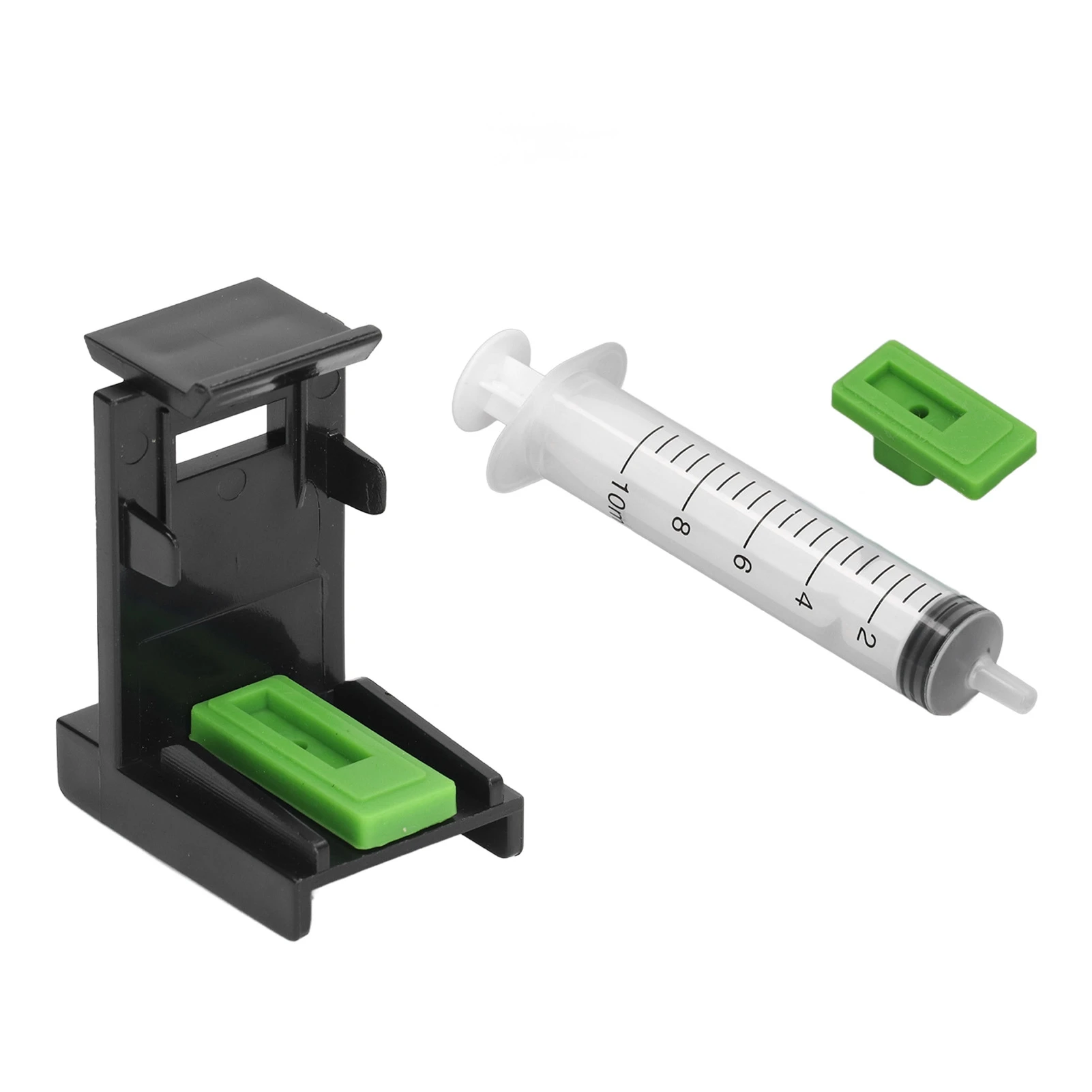Ink Refill Cartridge Clip ABS PP Portable Ink Suction Holder Clip with Syringe for 745 746 47 57 705 706 810 811 210 211