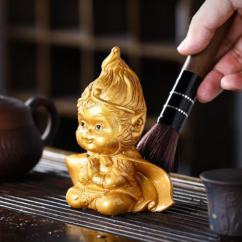 

Color-changing Tea Pet Monkey King Sun Wukong Tea Table Ornament Adorable Little Monkey Tea Play Tea Ceremony Accessories Zen