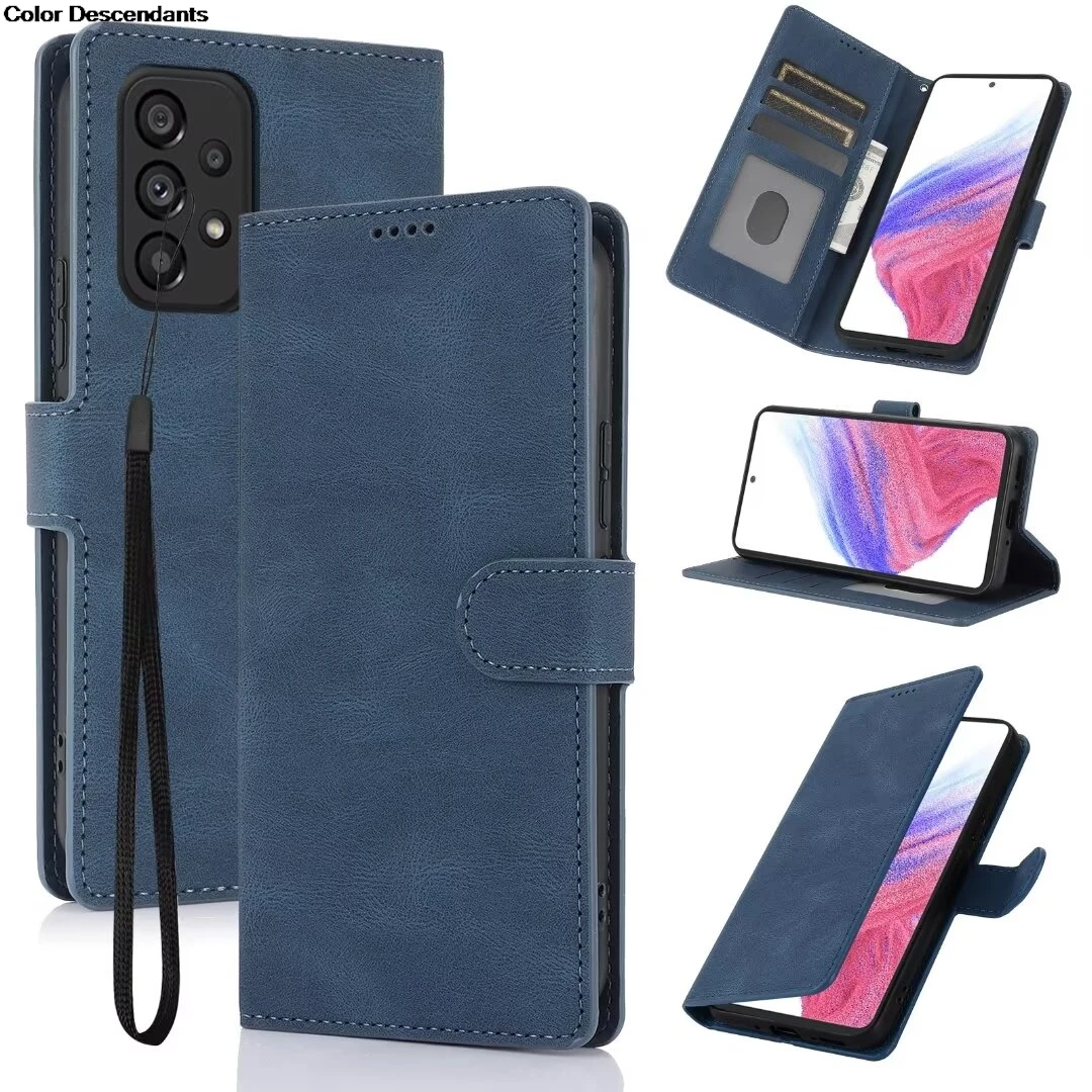 Flip Wallet Case For Samsung Galaxy S21 S22 S20 FE S10 S9 S8 Plus S7 Edge Note 8 9 10 Lite 20 Ultra Leather Funda Protect Cover