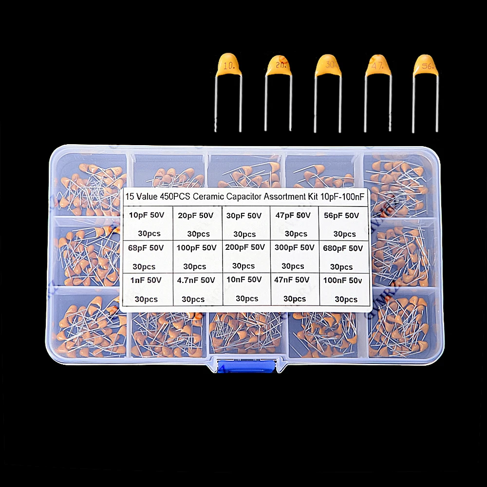 kit-de-capacitores-ceramicos-monoliticos-450pcs-100pf-200pf-300pf-10pf-100nf-50v-10pf-30pf-47pf-56pf-68pf-10nf-100nf-mlcc-com-caixa