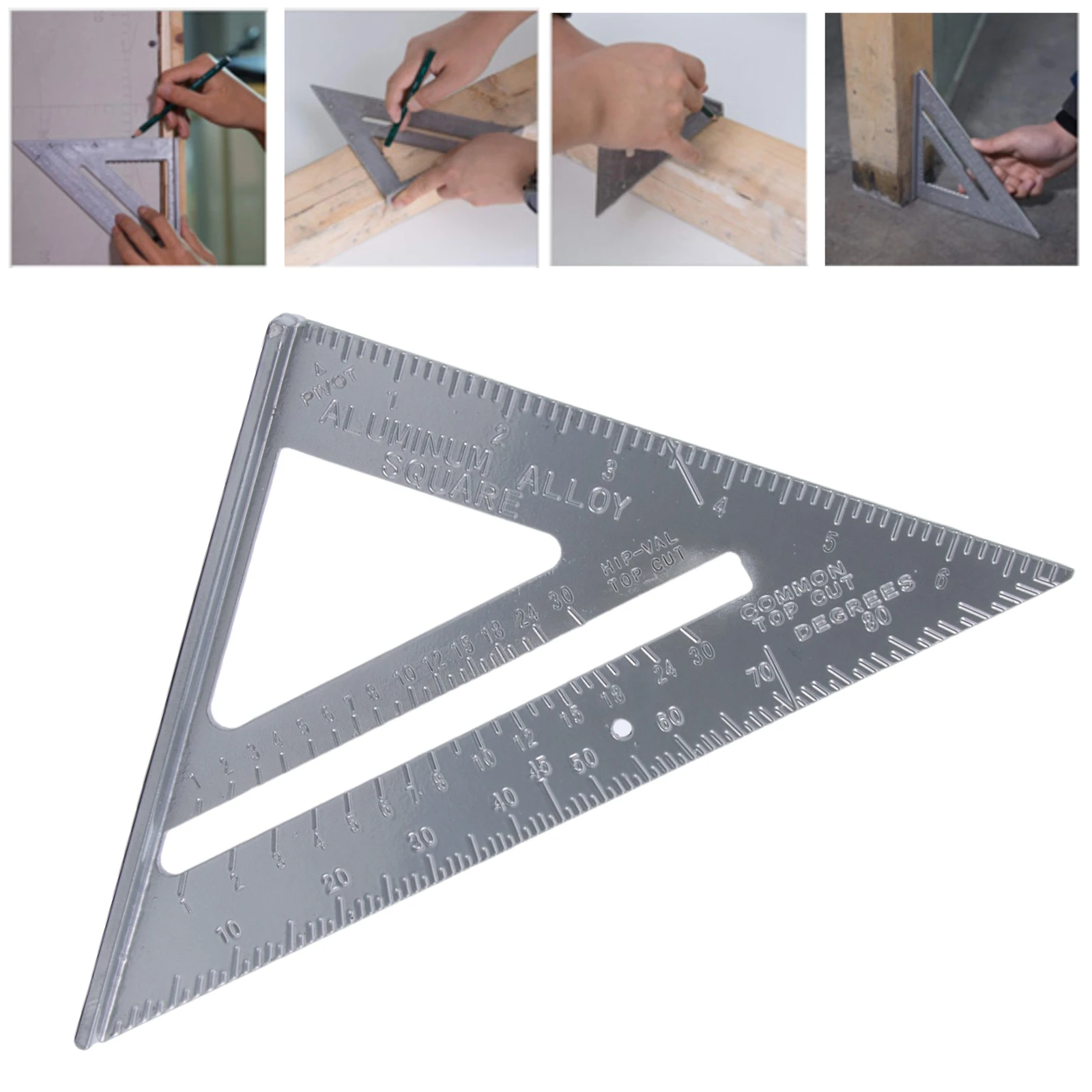 

Measuring Gauging Tools 7 '' Carpenter's Angle Construction Angle Measuring Angle Stop Angle Triangle Aluminum Angle Protractors