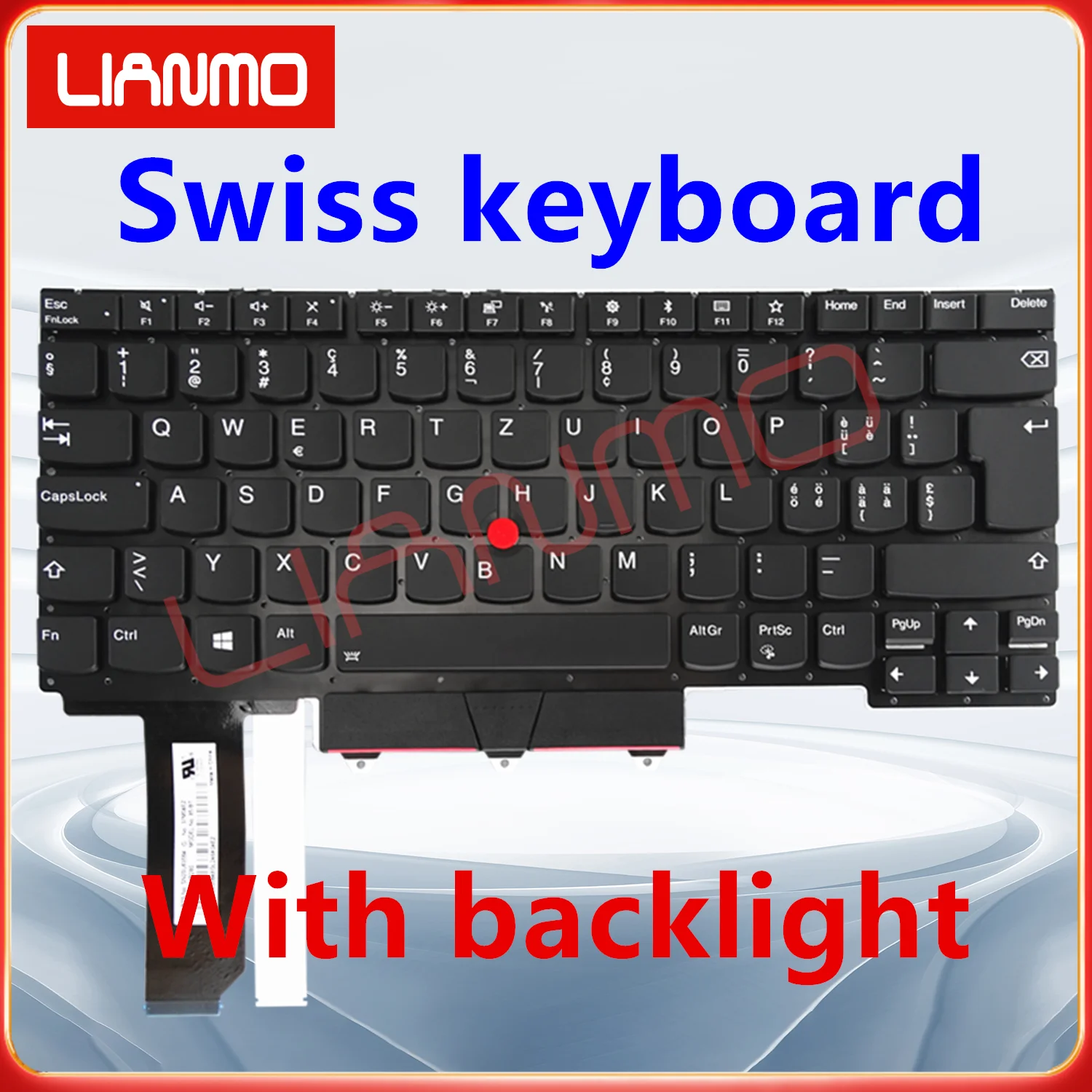 Italy Sweden Hungary Northern Europe Canadian French Swiss keyboard Suitable for Lenovo ThinkPad E14 R14 S3 GEN1 With backlight