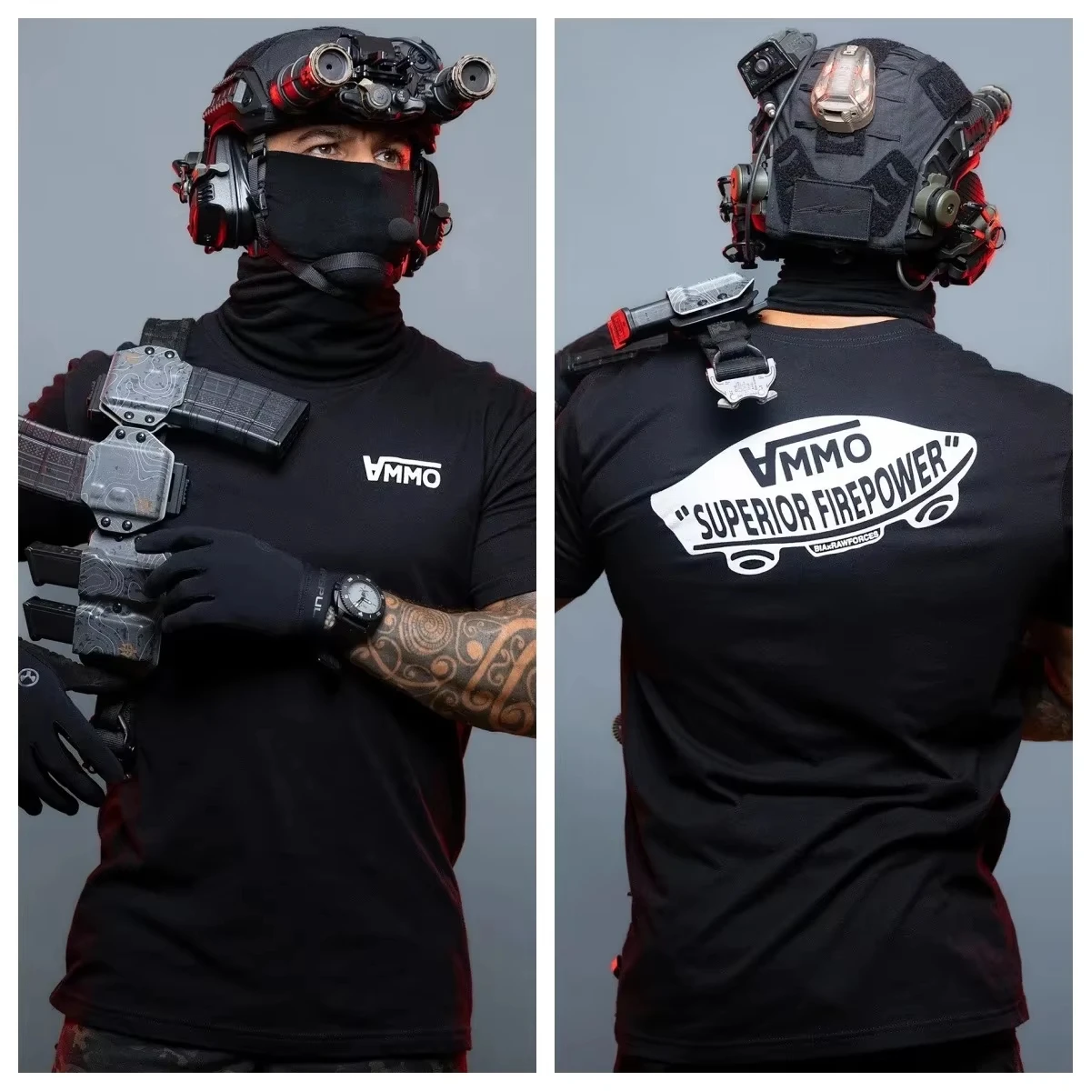 2026 New Summer Ammo Superior Firepower _ T-Shirt - Suitable for Sports Wear Cotton for Men and Women -
