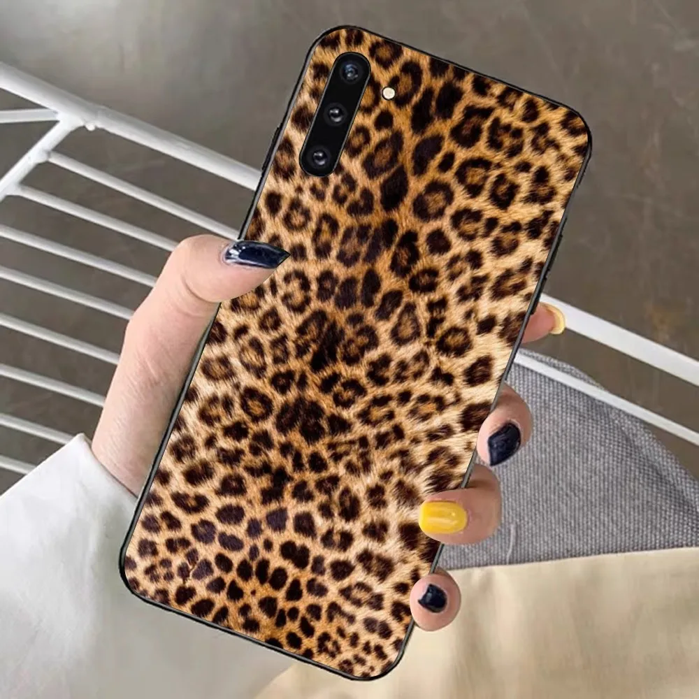 Fashion Leopard Print Phone Case For Redmi Note 4 X 5 A 6 7 8 T 9 9S 10 11 11S 11Epro Poco M3 pro