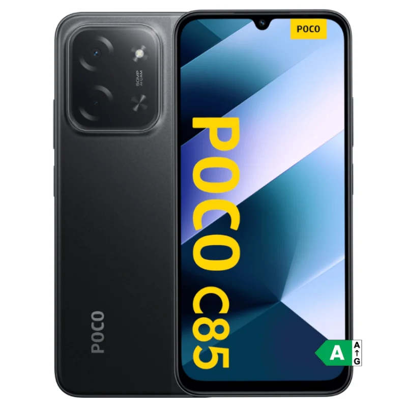 Xiaomi POCO C85 Smartphone NFC 50MP dubbele camera met AI 6.9 meeslepend display, krachtige octa-core processor 6000mAh