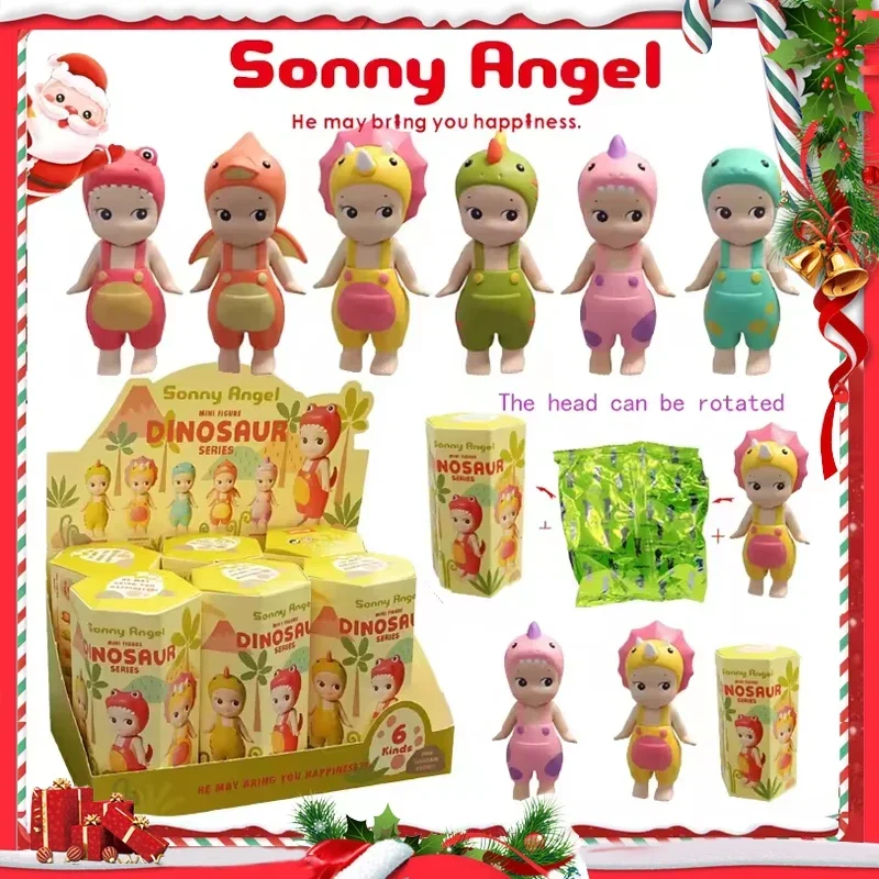 

Angel Blind Box Dinosaur Hippers Series Anime Figures Dolls Ornaments Seoul Strawberry Dolls Fans Children Birthday Gifts