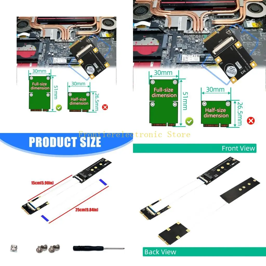 

G8DB M.2 NVMe Solid Disk Converter Board for Mini PCIe Slot Adapter Enhances Storage