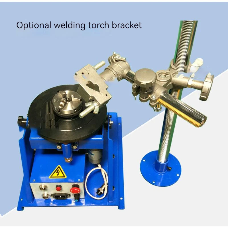 110V/220V Rotary Welding Positioner Welding Turntable 10KG Welding Positioning Machine Turntable Tilte Table for Annular Welding