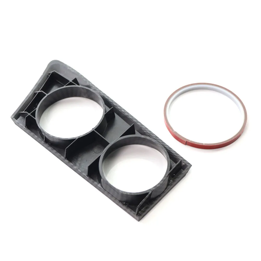 ABS Plastic Center Console Cup Holder Car Water Cup Holder Sticker Trim Cover for BMW E81 E82 E87 E88 1 Series 04-11 LHD