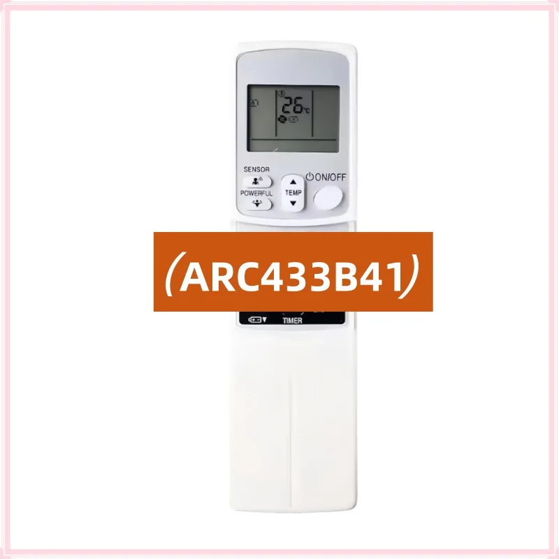 

ARC433B41 AC Remote Control Replacement for ARC433A84 ARC433A74 RC433A49 ARC433B1 ARC433A98 Universal Air Conditioner Remote