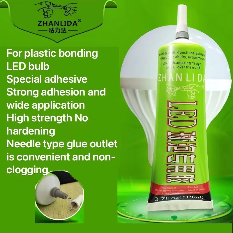 LED Bulb Transparent Glue Protective Cover Bubble Housing Assembly Accessories Lamp With Aluminum Substrate Metal Plastic