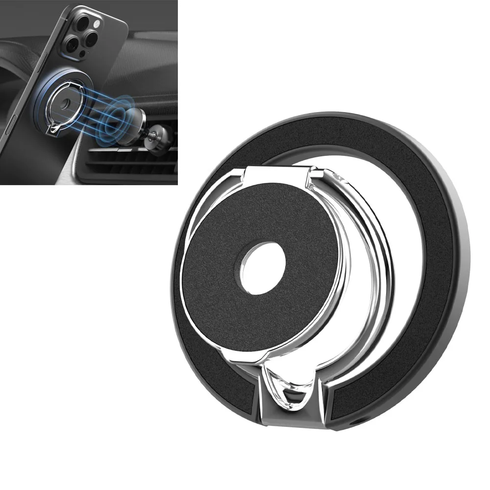

Cell Phone Holder Magnet Stand for Magsafe Finger Ring 360° Rotation Double Magnetic Holder for IPhone 15 14 16