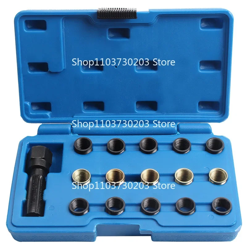 Spark Plug Thread Repair Set, M14 * 1.25, 16 pcs