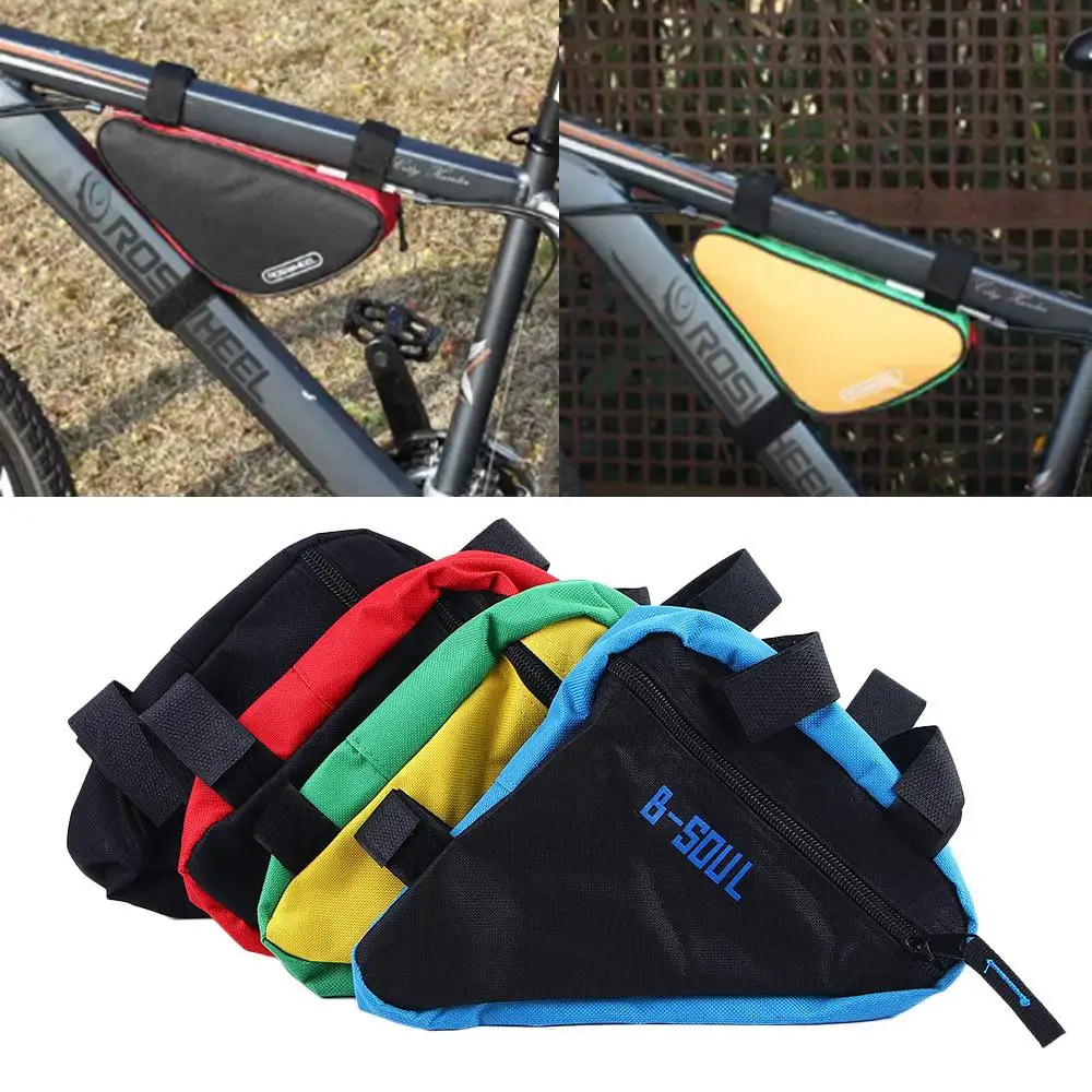 

Capacity Cycling Tail Rear Pouch MTB Tool Pouch Bag Seat Rear Tool Pouch Bike Saddle Storage Bag Triangle Bicycle Bag Frame Bag