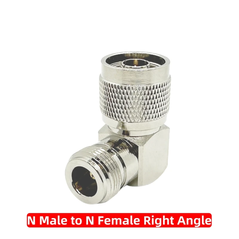 N Type Adapter N Male to Female 3 Way Splitter 90 Degree Converter N Male Female RF Coax Connector Kit for Radio Antenna Cable