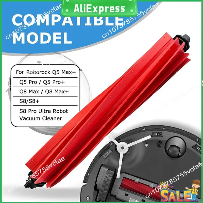 A04R Main Brushes Replacement For Roborock Q5 Max+ Q8 Max+ Q8 Max Q5 Pro+ Q5 Pro S8,S8+ S8 Pro Ultra Robot Vacuum Model Cleaner