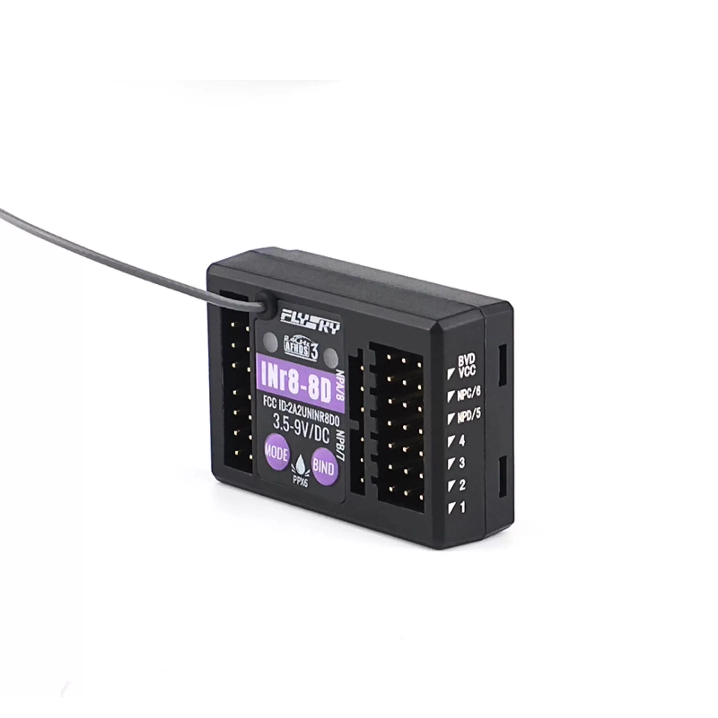 

8-канальный световой приемник FlySky INr8-8D, подходящий для пульта дистанционного управления NB4 NB4 Pro