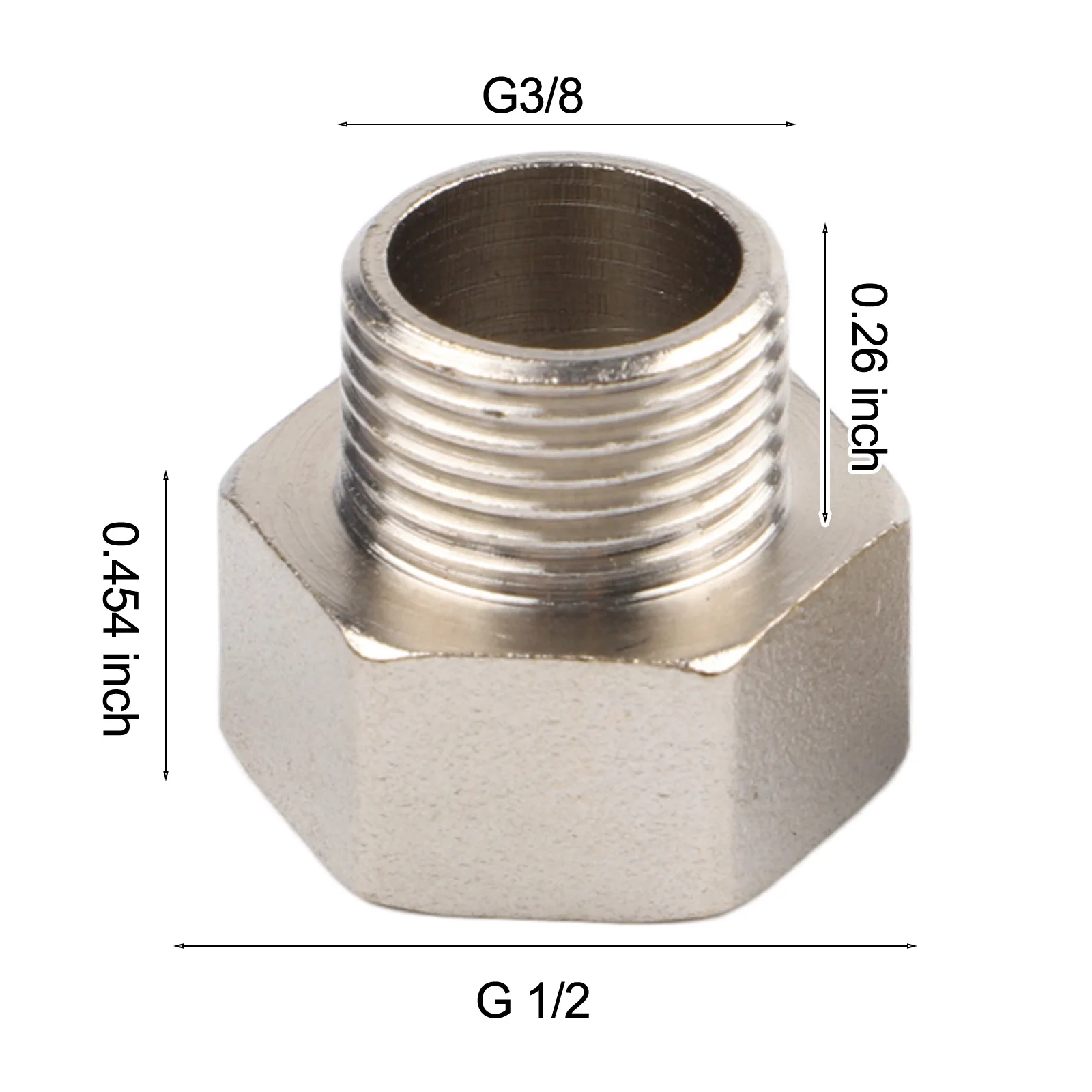 3 8 Male 1 2 Female Thread Connector Leak Proof Plumbing Connector 3 8 Male 1 2 Female Premium Copper Material