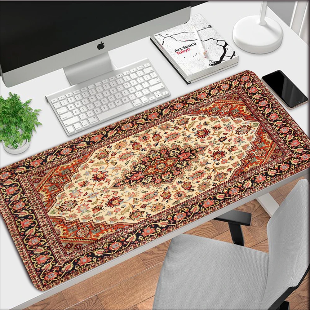 

Persian Carpet Style Large Mouse Pad Laptop Gamer PC Desktop Keyboard Gaming Accessories Gaming Mouse Pad Xxl Mousepad Desk Mats