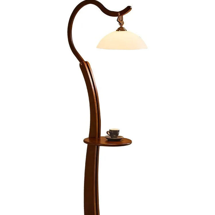 

Floor fishing lamp living room sofa next to bedroom vertical retro atmosphere lamp bedside table integrated