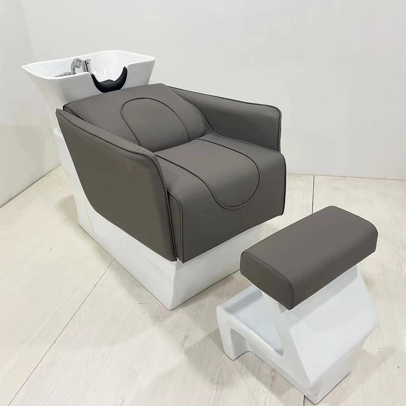 Professional Barber Shampoo Chair Barbershop Hairdresser Head Spa Shampoo Chair Hair Salon Luxury Sillon De Barbería Furniture