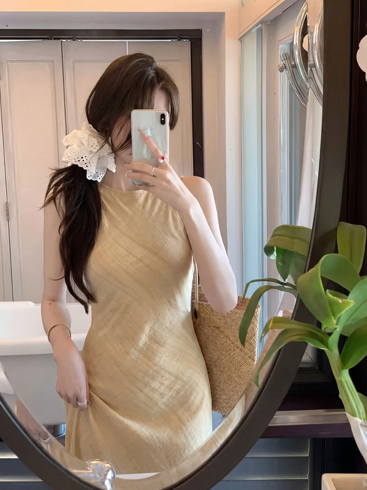 

Новинка! Женское модное платье Gully Spring Summer с круглым вырезом, приталенное, средней длины, с завышенной талией, облегающее.