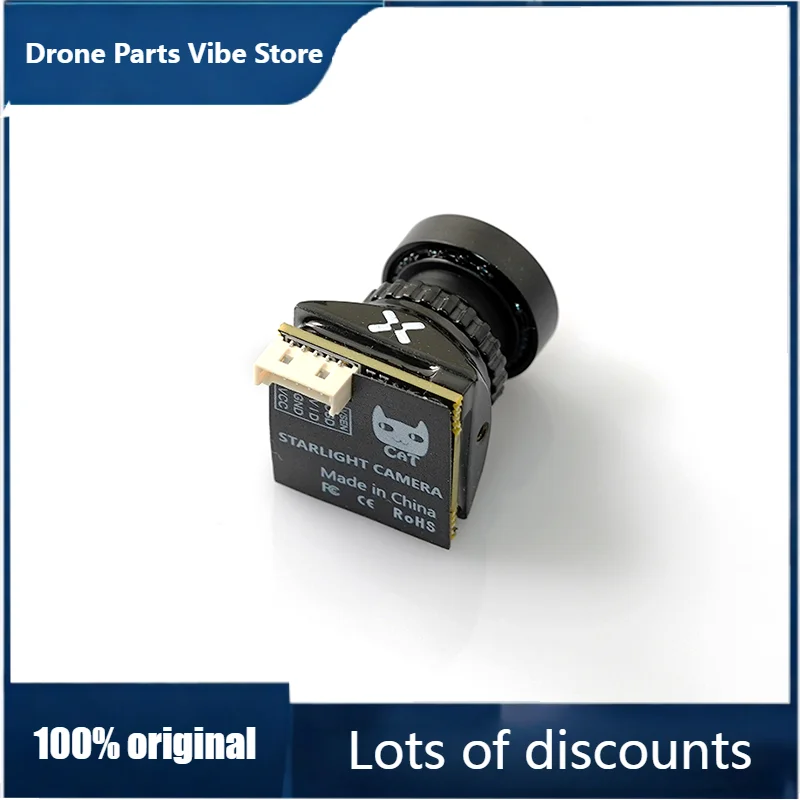 

FyFOXEER CAT4 Micro FPV Camera Day Night Vision Switchable Video Formats Ultra-Low Light Sensitivity for RC Cars FPV Drones