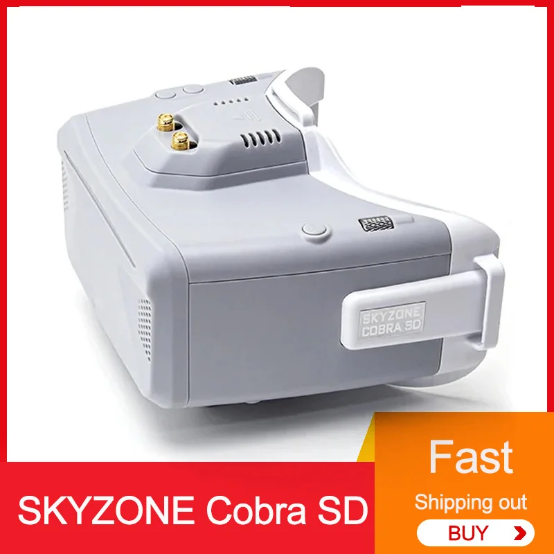 SKYZONE Cobra SD FPV Video Goggles Receiver 5.8G Head Tracker DVR for FPV Racing Drone Goggles Video Glasses