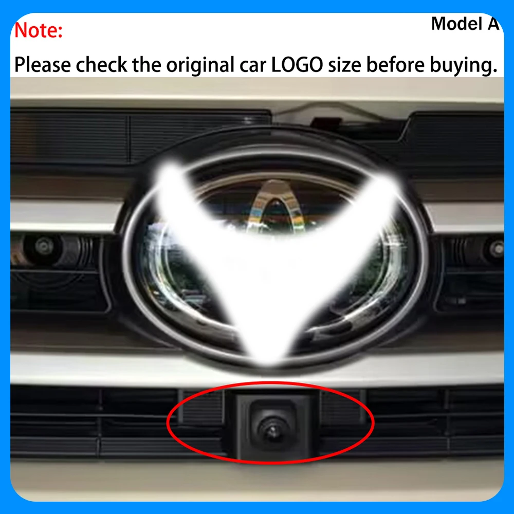 ZhuCamX Ultra Clear Night Vision LOGO Parking Front View Camera For Toyota Highlander Kluger XU50 Facelift 2016 2017 2018 2019