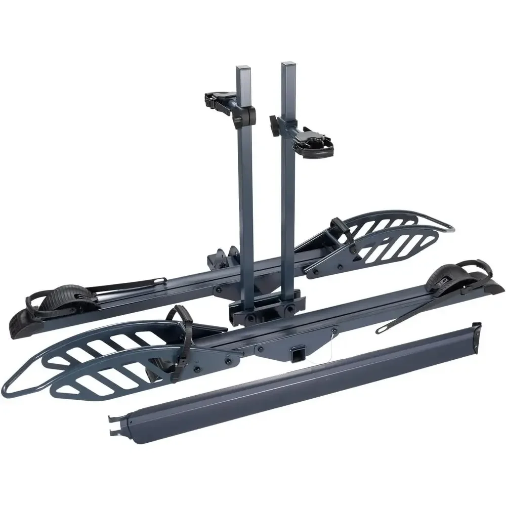 

Багажник для электровелосипедов с грузоподъемностью 200 фунтов, складная платформа, подходит для шин 5 дюймов или 2-дюймового крепления для автомобилей, грузовиков, внедорожников, мини-фургонов.