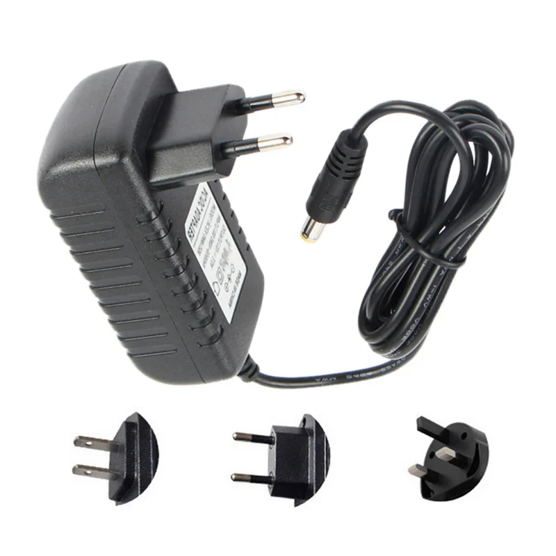 

12V 2A Power Supply AC 100V-240V Power Adapter 2000mA EU US UK Plug 5.5mm x 2.1mm for lED Strip Light CCTV IP Camera