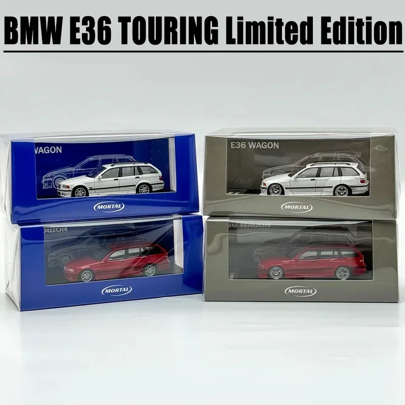 Mortal Scale 1/64 BMW E36 TOURING Limited Edition ของเล่นมอเตอร์โลหะ Diecast รุ่นของขวัญ