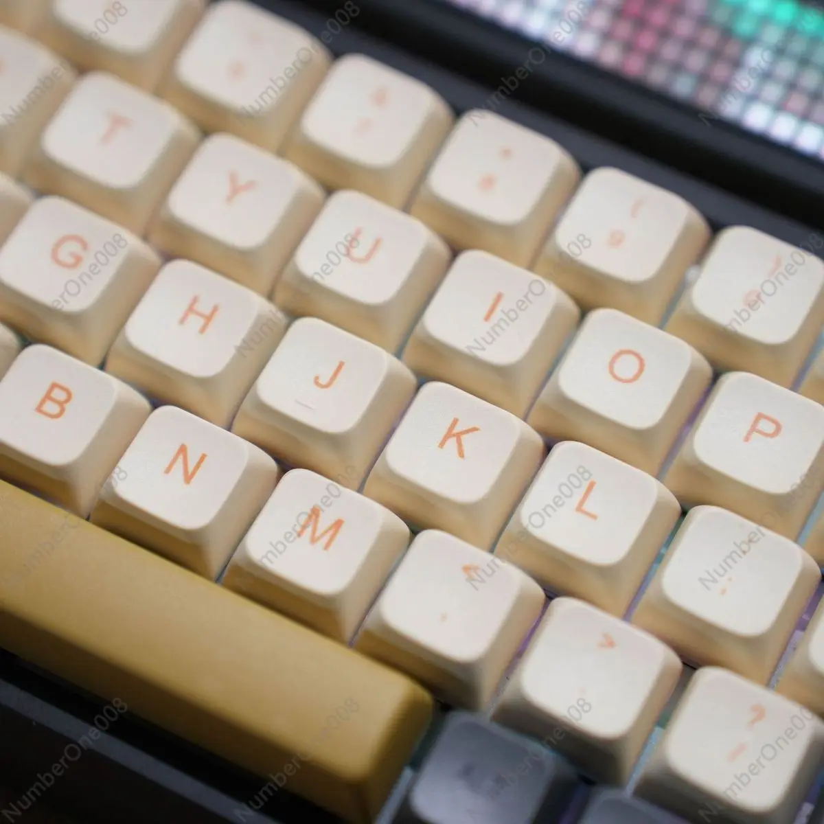 美的キーキャップ シャインスルーテーマ かわいい メカニカルキーボード用 女の子向け カスタムPBTキーキャップセット