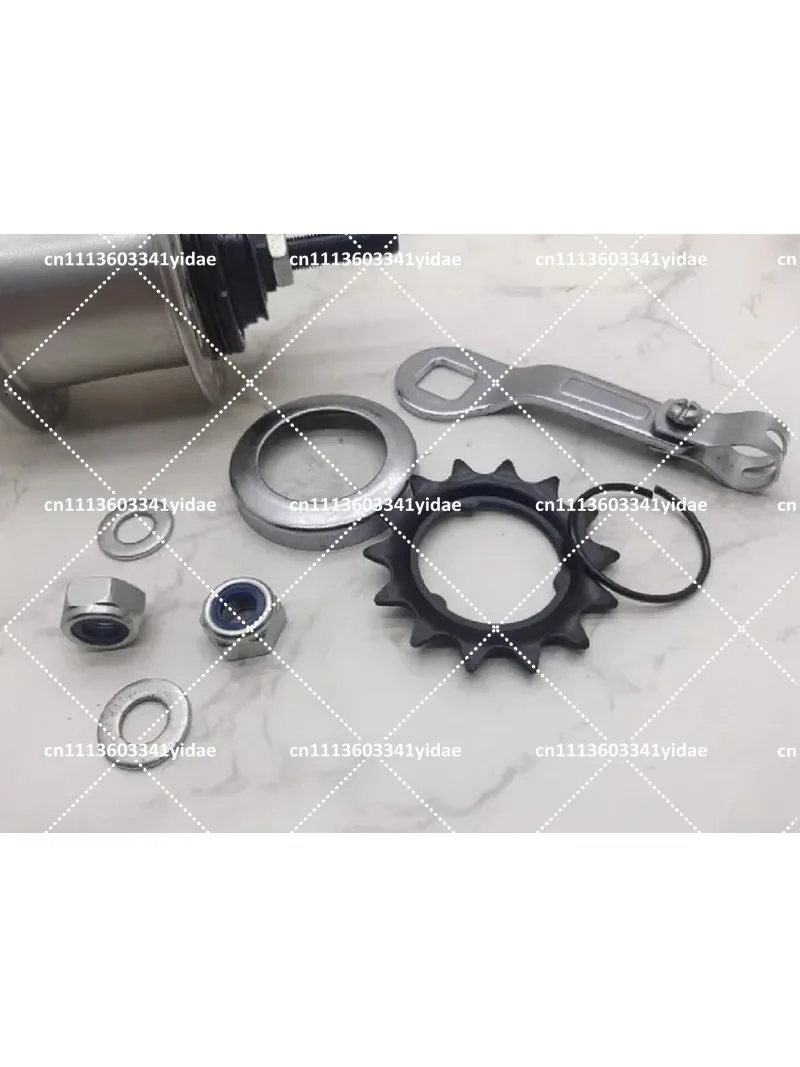 Bicycle 36-Hole Two-Way Hub, Japanese-Style Leisure Bike, Automatic Gears, 14-Tooth Coaster Brake V-Brake Rear Hub