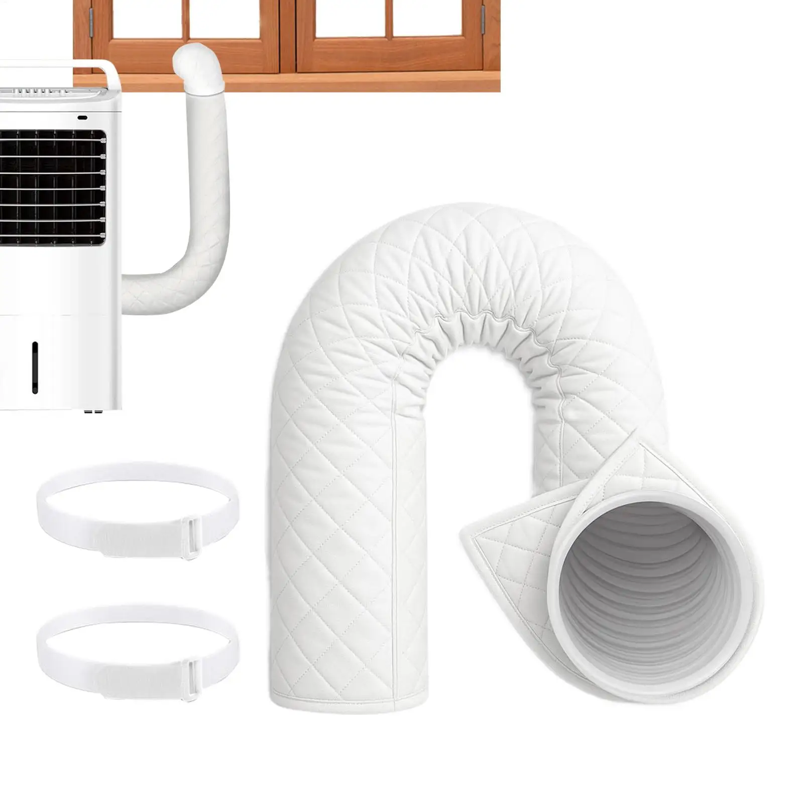 AC Hose Insulation Sleeve Thermal Pipe Sleeve Portable Air Conditioner Hose Cover AC Hose Ventilation Duct Insulation Cover