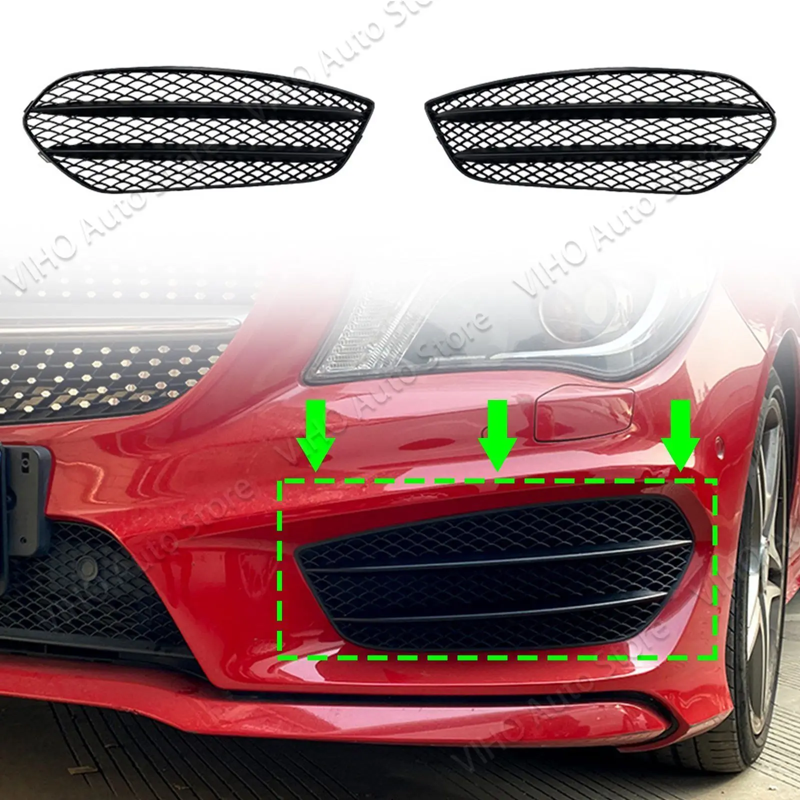 

Противотуманная решетка для Mercedes Benz CLA Class C117 CLA200 250 CLA45 AMG 2012-2019