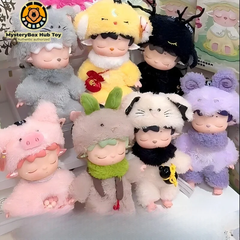 

Kawaii Anime Action Figure Blind Box Mimi-Leisurely Elf Series Collectible Surprise Mystery Doll Trendy Home Decor Gift for Girl