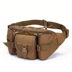 Tactical Waist Pack Can Be Naughty with Waterproof Oxford Cloth Outdoor Fishing Hiking Universal Pattern Zipper Sport Waist Bag