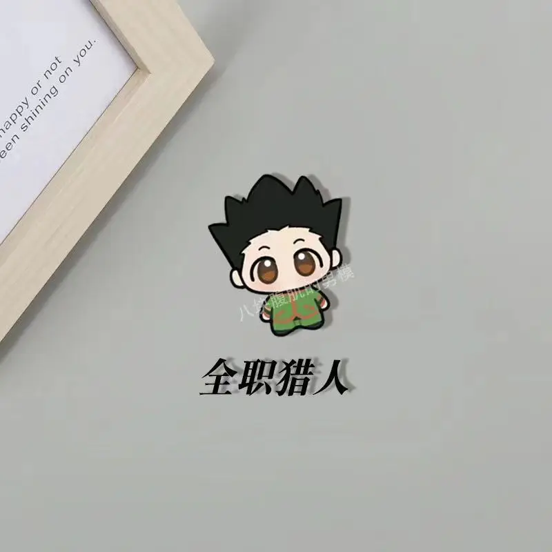 Hunter × Hunter brooch badge Gon Freecss ∩ Killua Zoldyck ️ kurapika two -dimensional personality creative gift jewelry