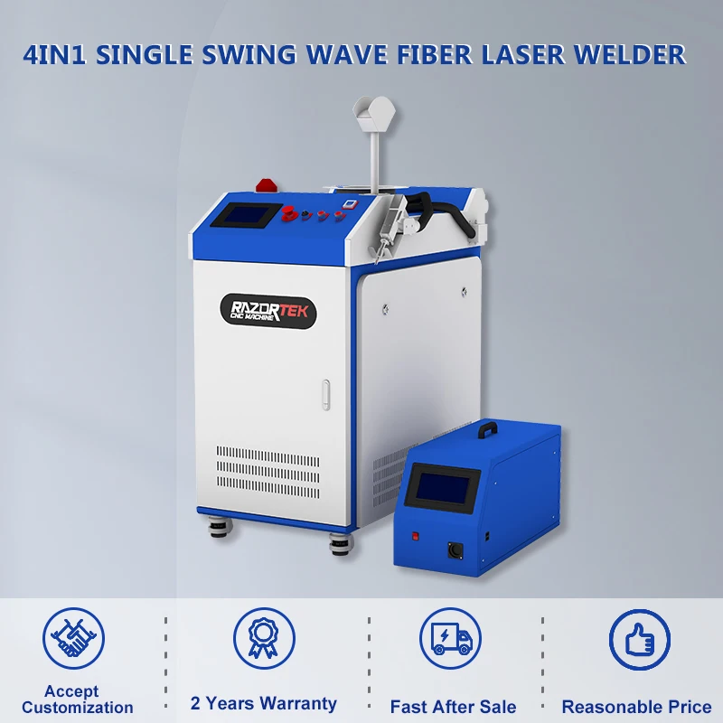 

Manual Suplaser 4in1 laser welding machine price handheld copper nozzle Raycus