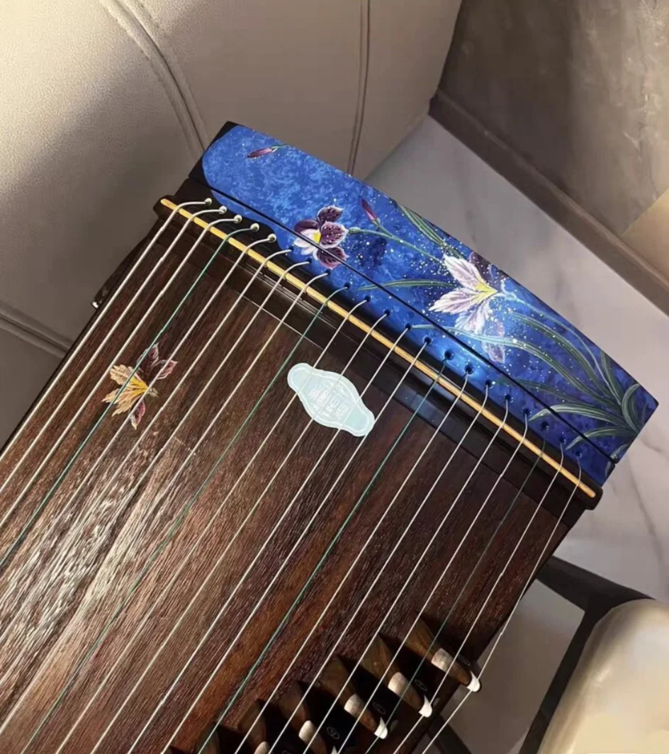 Guzheng 100cm 21 Strings Haitang Begonia Professional Performance Chinese Traditional String Zither Musical Instrument