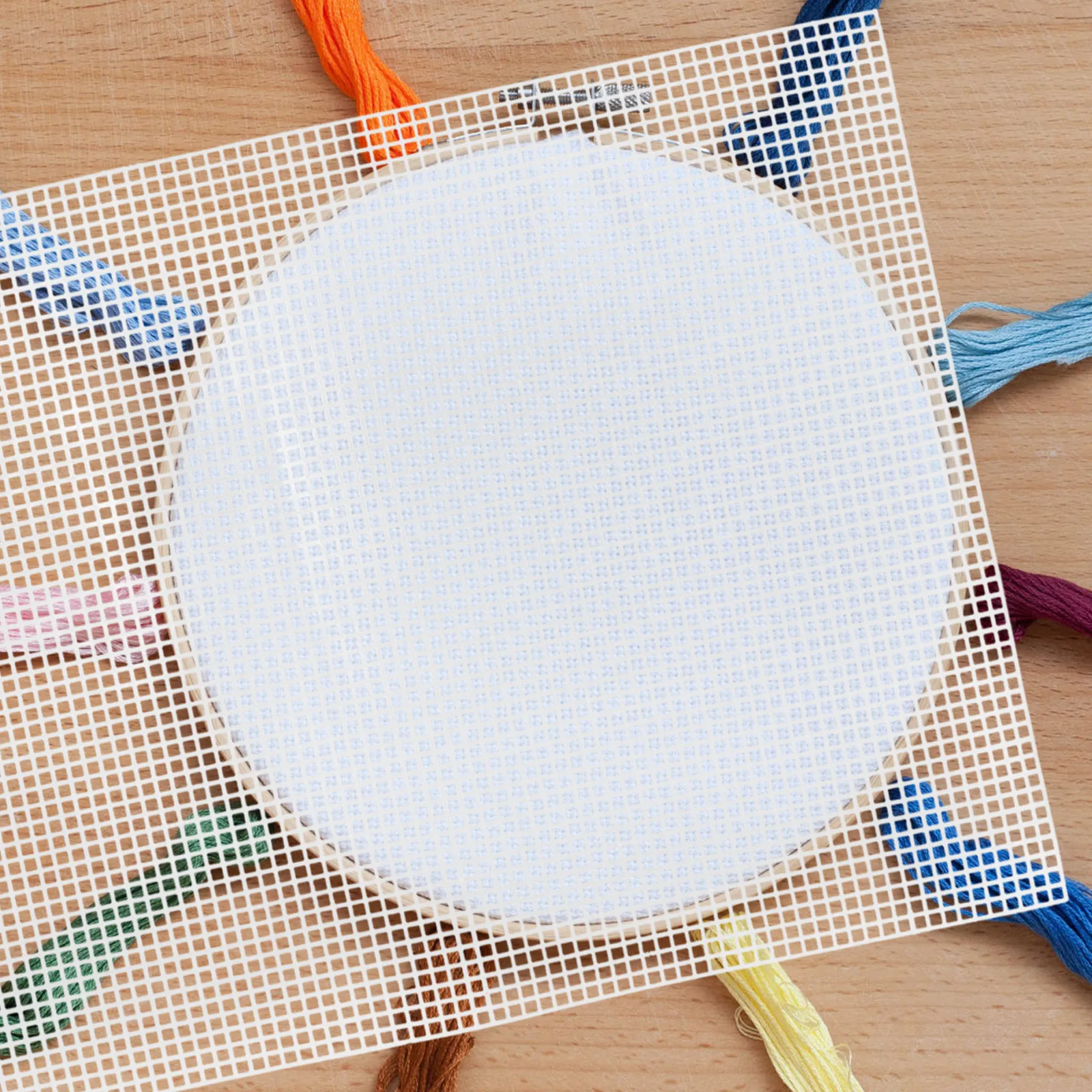 

10pcs Mesh Grid Sheets Cross Stitch Sewing Plastic Fabric For Diy Crafts Quilting Embroidery Projects Portable Knitting Sheets