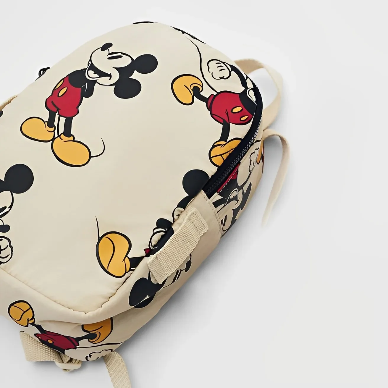 Disney New Fashionable Mickey Mouse Pattern Children\'s School Bag Cute Mickey Print Lightweight Backpack