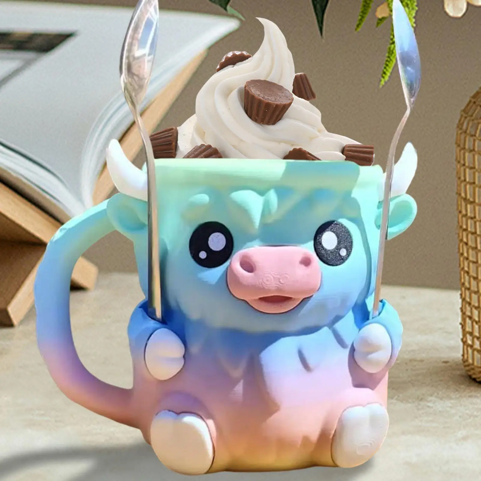 

Рукав для мороженого, милые животные, львы, кремы, контейнер-холодильник, многоразовая крышка-холодильник с держателем для ложек для домашнего пива