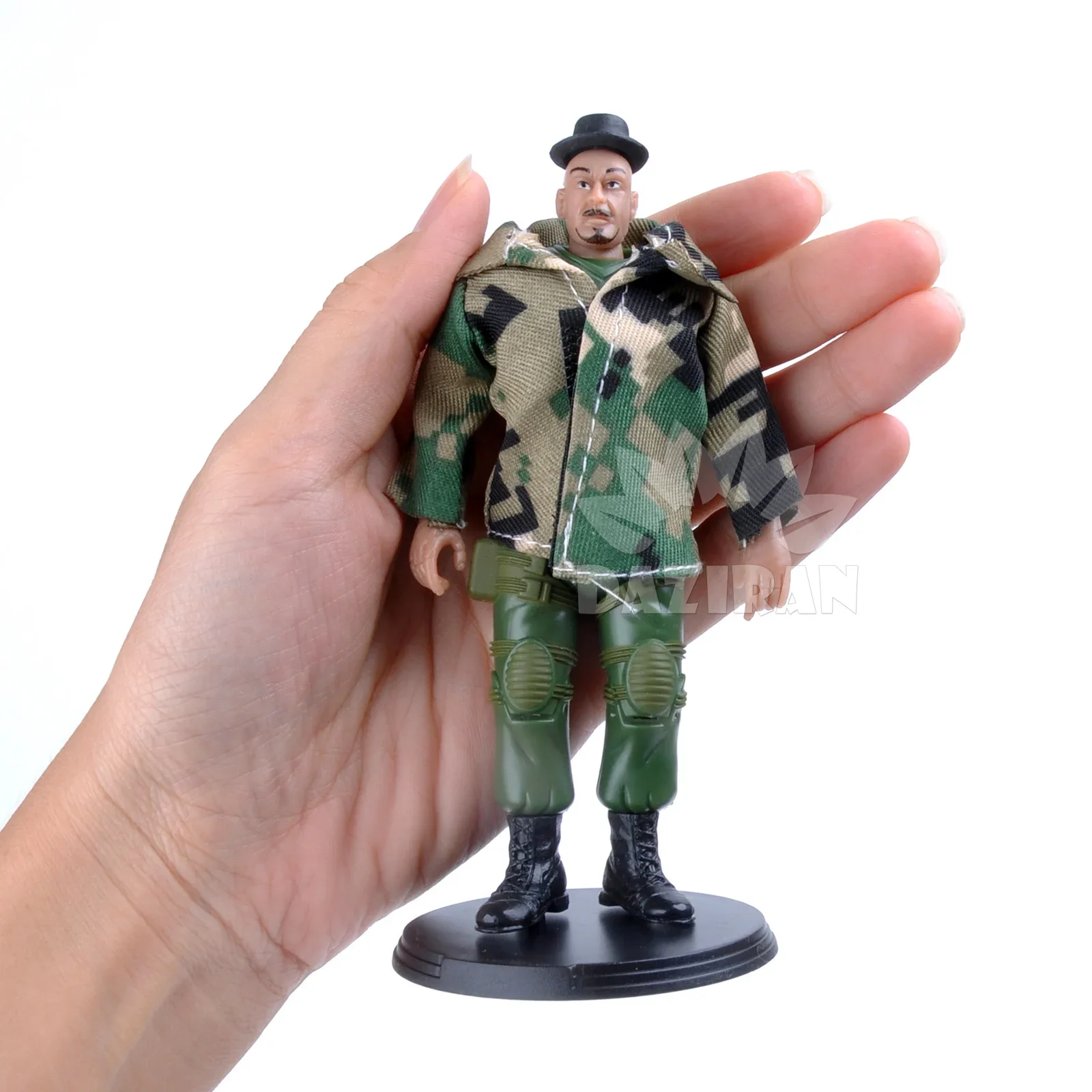 4D 조립 특수 부대 카이사르 8pcs 이동식 공동 군사 인형 DIY 조립 장난감 장식품