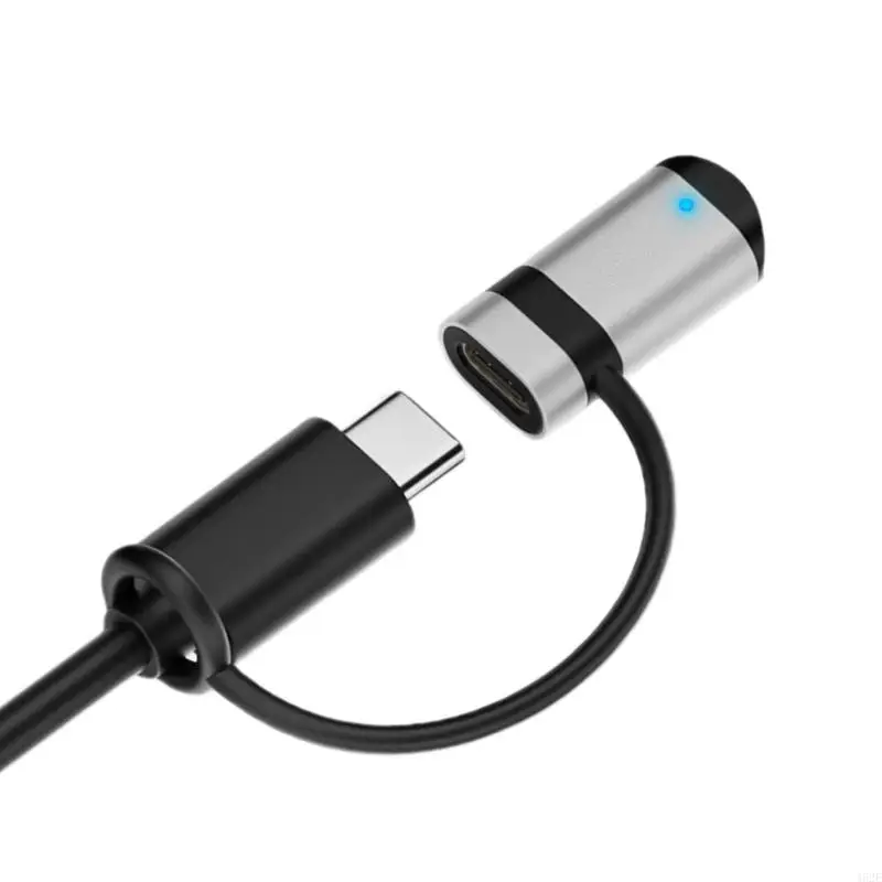 462E Type C Charging Connector Adapter Converter with Lanyard for ASC100SG AS100 Headphone Charging Adapter